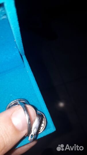 Серебряный комплект 925,размер18,5