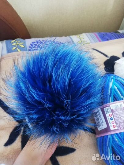Помпон натуральный