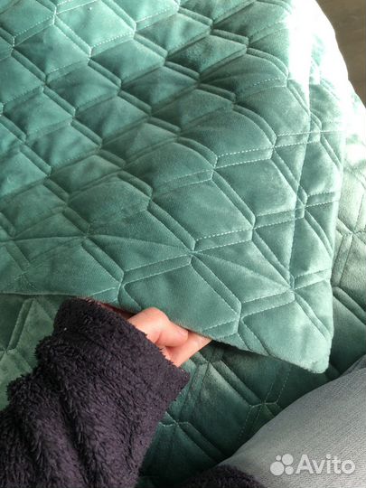 Покрывало зеленое 240*260 bravo