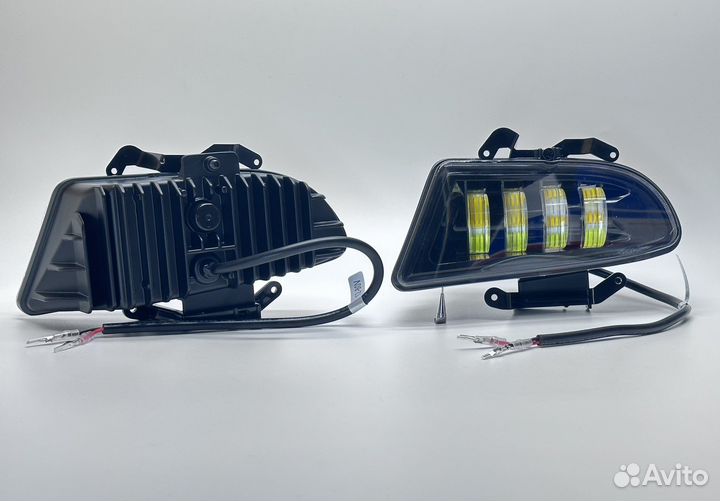 Led туманки hyundai accent 2 режима 80 ватт