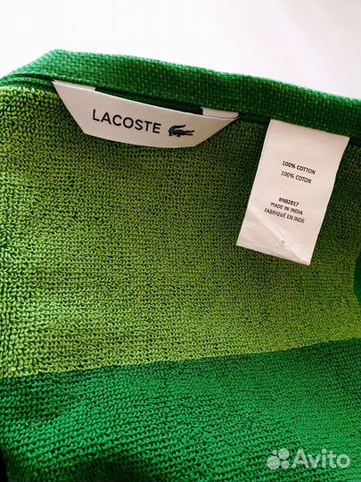 Новое полотенце Lacoste