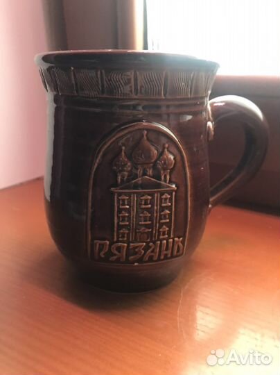 Кружка скопинская керамика