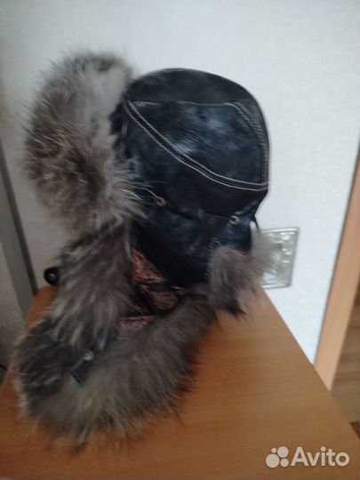 Шапка ушанка мужская зимняя