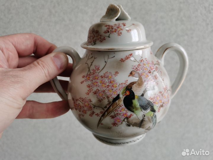 Сервиз чайный Япония 19 век живопись роспись