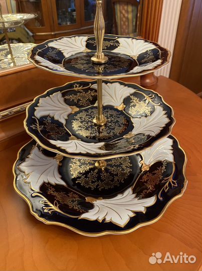 Ваза для фруктов Кленовый лист weimar