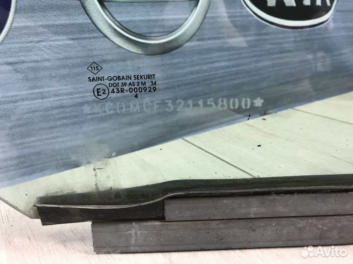 Стекло боковое двери renault kangoo Прав