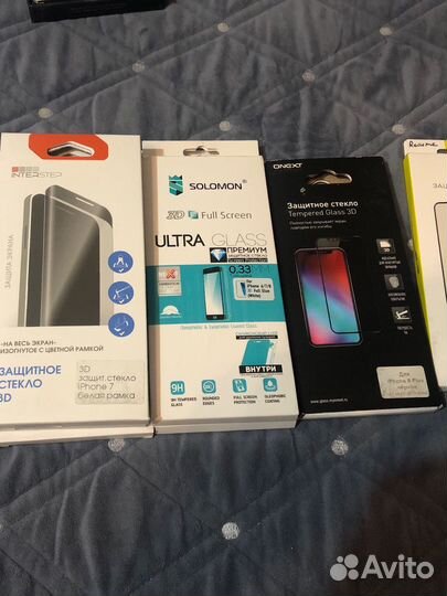 Чехлы и стекла для iPhone