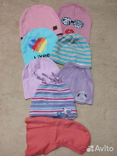 Шапки, панамки, косынки