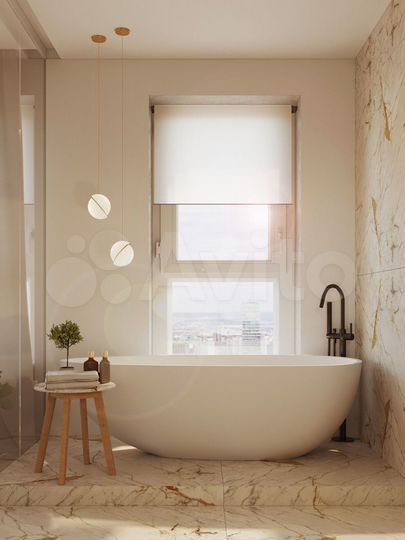 2-к. квартира, 81,2 м², 1/25 эт.