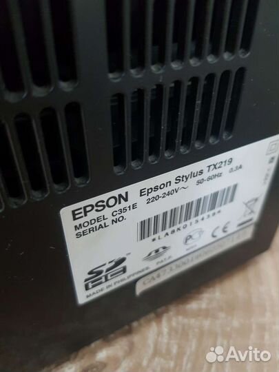 Мфу epson струйный tx219