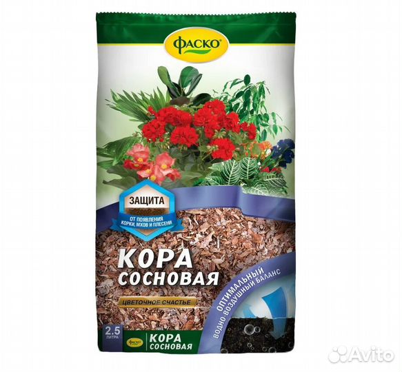 Кора сосновая Фаско (2,5л)