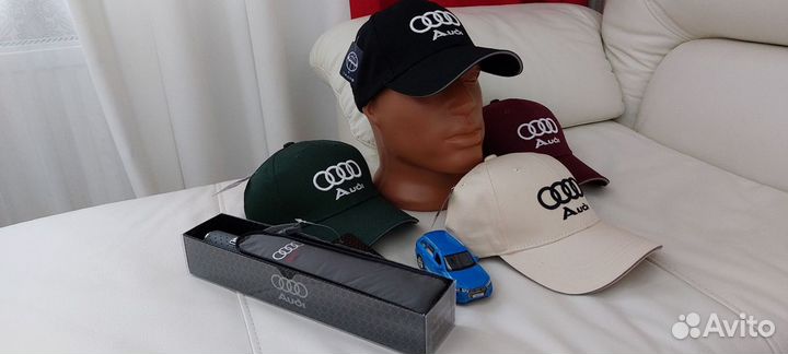 Бейсболка с логотипом автомобиля Audi хлопок