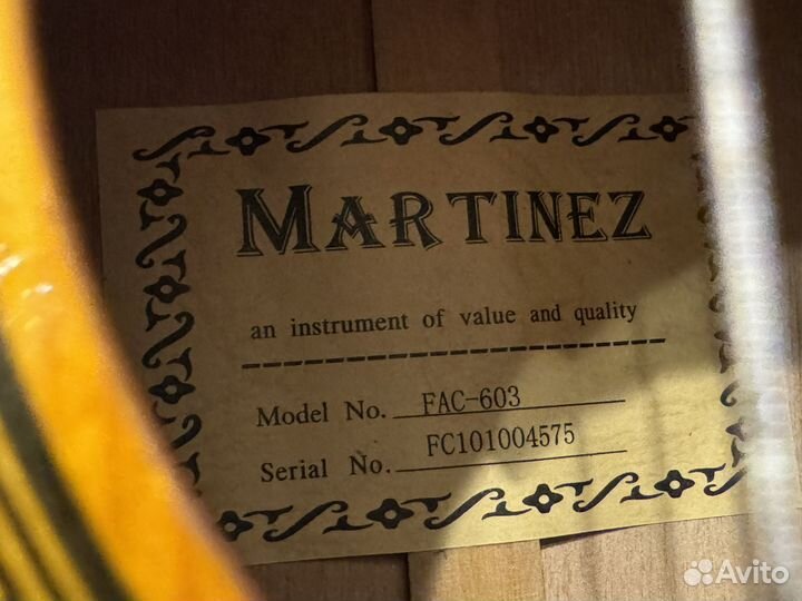 Гитара Martinez
