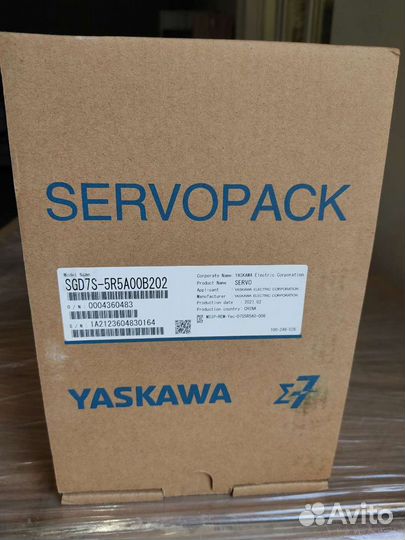 Сервопривод Yaskawa SGD7S-5R5A00B servopaсk