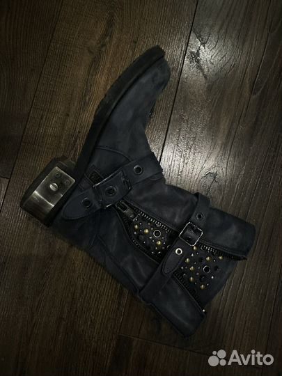 Кожаные женские новые сапоги 36
