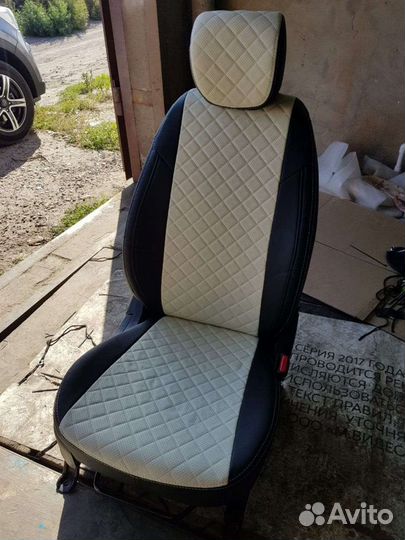 Установка авто чехлов