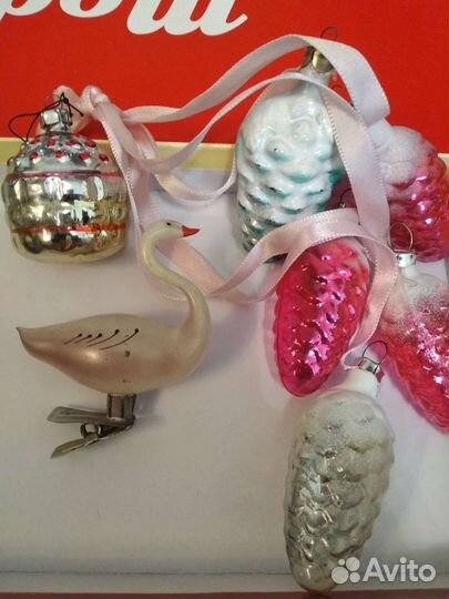 Елочные игрушки СССР одним лотом