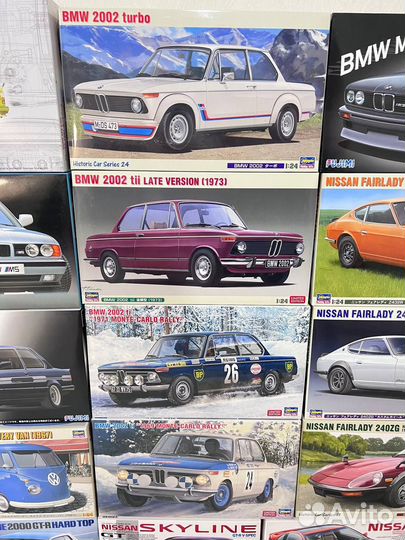 Hasegawa 1/24 BMW 2002 ti 1969 monte-carlo rally