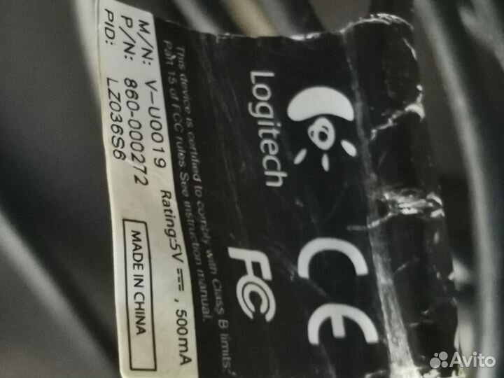 Вебкамера logitech