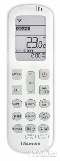 Сплит-система Hisense AS-10UW4rvetg01G(C) /AS-10UW4rvetg01W(С) Champagne Crystal Super DC Inverter