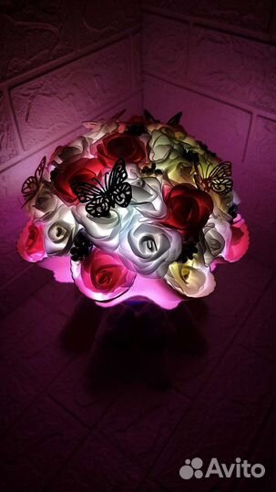 Букет светильник Розы