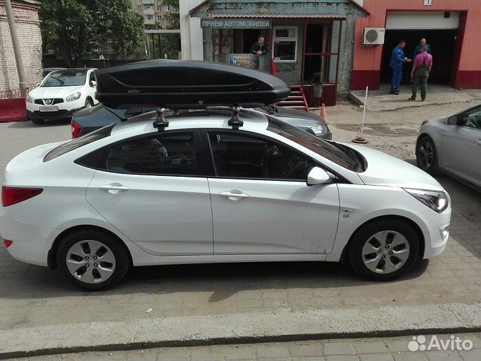 Автобокс Koffer на Hyundai Solaris