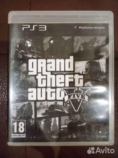Диск gta 5 на ps3