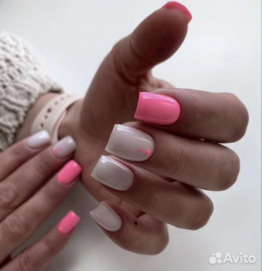 Апаратный маникюр, укрепление ногтей, гель лак