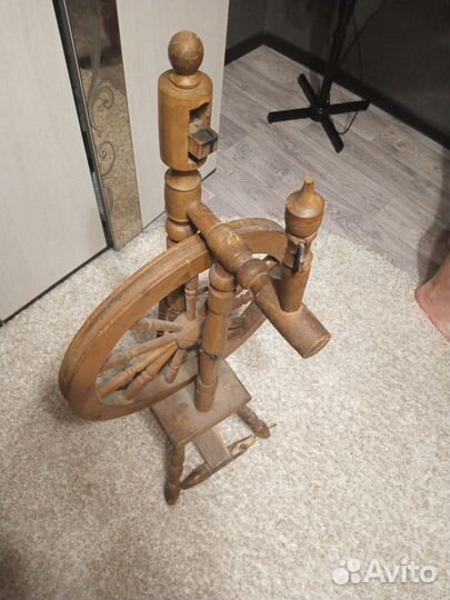 Прялка деревянная старинная