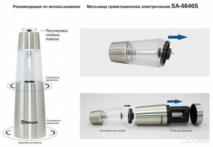 Перцемолка электрическая