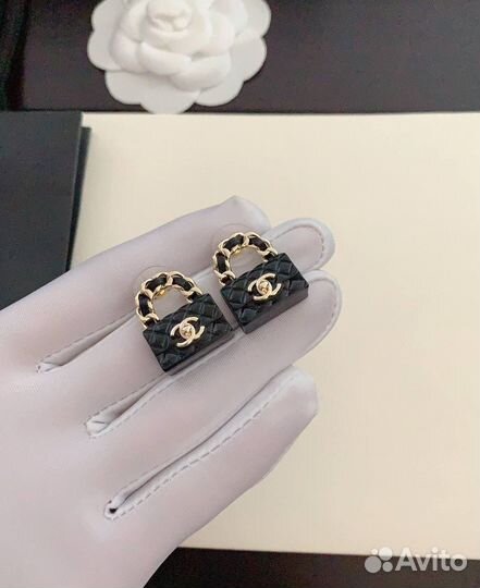 Серьги Chanel Bag