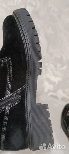 Ботинки демисезонные 36 натуральная замша