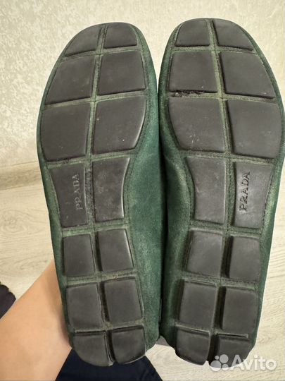 Мокасины мужские prada