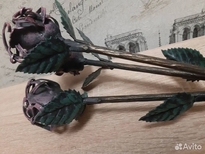 Букет кованых роз