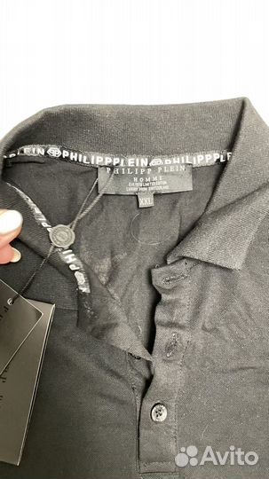 Поло philipp plein черный