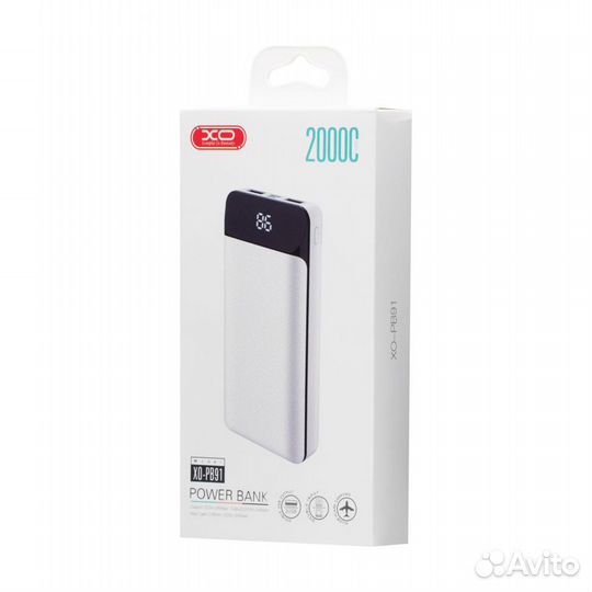 Внешний аккумулятор XO-PB91, 20000 mAh
