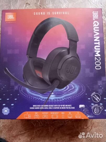 JBL quntum 200 новые