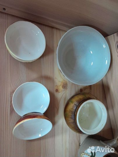 Сервиз чайный зик розетки для меда, варенья