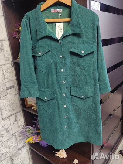 Платье вельветовое