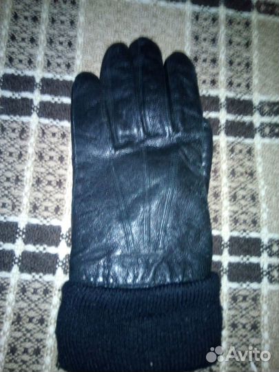 Перчатки женские натуральная кожа бу