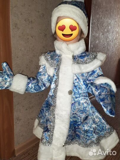 Прокат костюма Снегурочки 104-116 рост