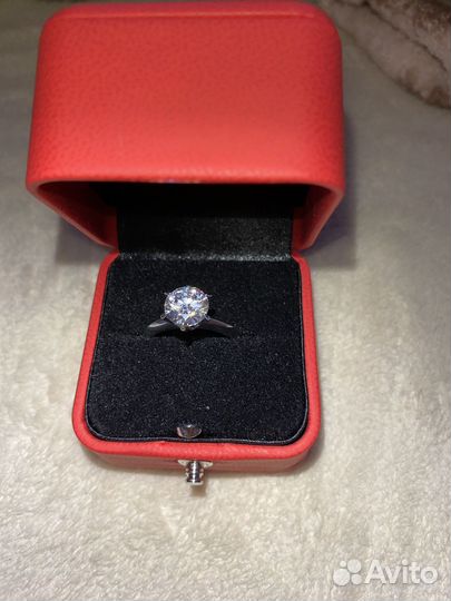 Серебряное кольцо в стиле tiffany