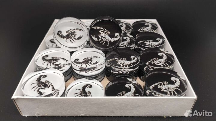 Фишки для нард ручной работы