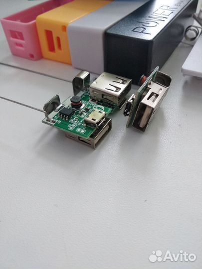 Зарядное плата, корпус 18650 USB/ Micro USB