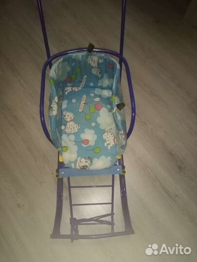 Детские санки коляска бу