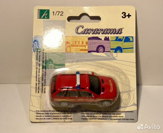 Масштабная модель BMW X5 1:72 Cararama