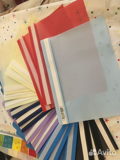 Папка скоросшиватель А4 бу, Папка с файлами на 10