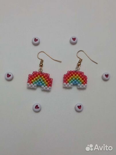 Серьги из бисера