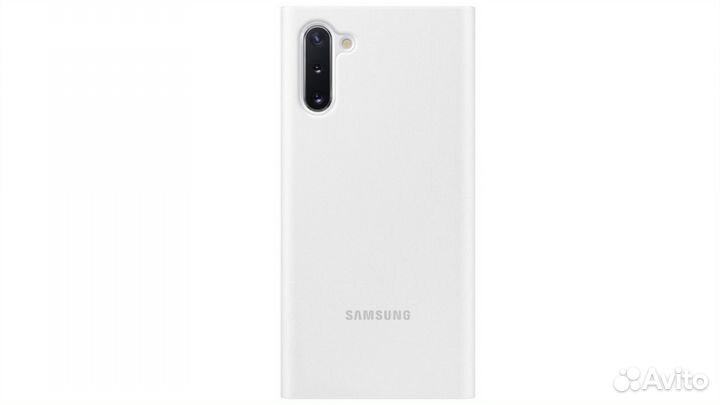 Чехол Samsung Galaxy Note10 Clear View Cover Белый