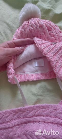 Комплект шапка, шарф